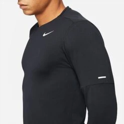 Men's Nike Dri-FIT Element Running Crew Top Black - DD4754 010 -Deals Adidas Store DD4754 010 M4