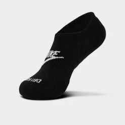 Nike Everyday Plus Cushioned Footie Socks (3-Pack) Black/White - DN3314 010 -Deals Adidas Store DN3314 010 P3