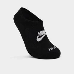 Nike Everyday Plus Cushioned Footie Socks (3-Pack) Black/White - DN3314 010 -Deals Adidas Store DN3314 010 P4