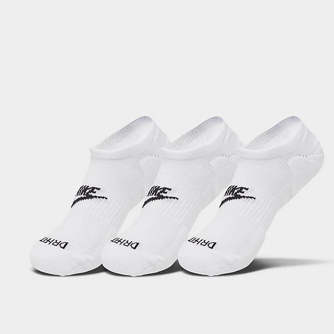 Nike Everyday Plus Cushioned Footie Socks (3-Pack) White/Black - DN3314 100 3 Nike Everyday Plus Cushioned Footie Socks (3-Pack) White/Black - DN3314 100