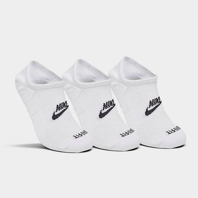 Nike Everyday Plus Cushioned Footie Socks (3-Pack) White/Black - DN3314 100 4 Nike Everyday Plus Cushioned Footie Socks (3-Pack) White/Black - DN3314 100 - Image 2