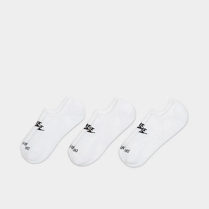 Nike Everyday Plus Cushioned Footie Socks (3-Pack) White/Black - DN3314 100 5 Nike Everyday Plus Cushioned Footie Socks (3-Pack) White/Black - DN3314 100 - Image 3