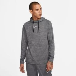 Men's Nike Dri-FIT Academy Pullover Soccer Hoodie Black/Pure/Summit White/White - DQ5051 011