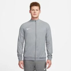 Deals Adidas Store 21 Men's Nike Dri-FIT Academy Soccer Full-Zip Track Jacket Cool Grey/Pure/Cool Grey - DQ5059 065
