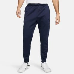 Men's Nike Therma-FIT Tapered Fitness Sweatpants Obsidian/Black - DQ5405 451