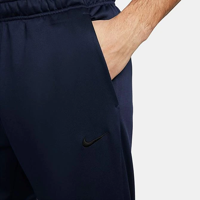 Men's Nike Therma-FIT Tapered Fitness Sweatpants Obsidian/Black - DQ5405 451 6 Men's Nike Therma-FIT Tapered Fitness Sweatpants Obsidian/Black - DQ5405 451 - Image 4