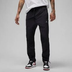 Nike Men's Jordan Essentials Stretch-Woven Pants Black/White - DQ7509 010