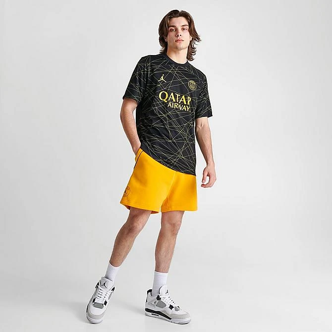 Men's Nike Dri-FIT Paris Saint-Germain 2023-24 Stadium Fourth Soccer Jersey Black/Tour Yellow/Tour Yellow - DR3969 011 4 Men's Nike Dri-FIT Paris Saint-Germain 2023-24 Stadium Fourth Soccer Jersey Black/Tour Yellow/Tour Yellow - DR3969 011 - Image 2
