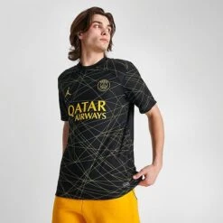 Men's Nike Dri-FIT Paris Saint-Germain 2023-24 Stadium Fourth Soccer Jersey Black/Tour Yellow/Tour Yellow - DR3969 011 10 Men's Nike Dri-FIT Paris Saint-Germain 2023-24 Stadium Fourth Soccer Jersey Black/Tour Yellow/Tour Yellow - DR3969 011 -Deals Adidas Store DR3969 011 M3