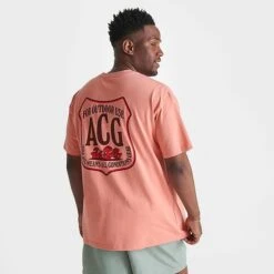 Men's Nike ACG For Outdoor Use T-Shirt Light Madder Root - DR7757 824