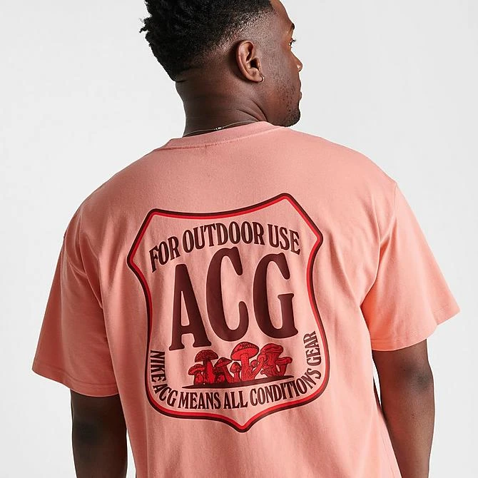 Men's Nike ACG For Outdoor Use T-Shirt Light Madder Root - DR7757 824 7 Men's Nike ACG For Outdoor Use T-Shirt Light Madder Root - DR7757 824 - Image 5