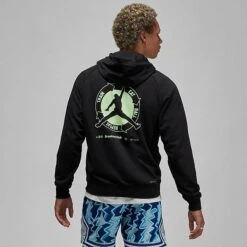 Nike Men's Jordan Dri-FIT Sport BC Fleece Hoodie Black/Light Liquid Lime - DV1290 010 10 Nike Men's Jordan Dri-FIT Sport BC Fleece Hoodie Black/Light Liquid Lime - DV1290 010 -Deals Adidas Store DV1290 010 M3