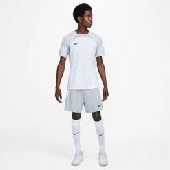 Men's Nike Dri-FIT Strike Short-Sleeve Knit Soccer Top White/Wolf Grey/Black - DV9237 100 -Deals Adidas Store DV9237 100 M3