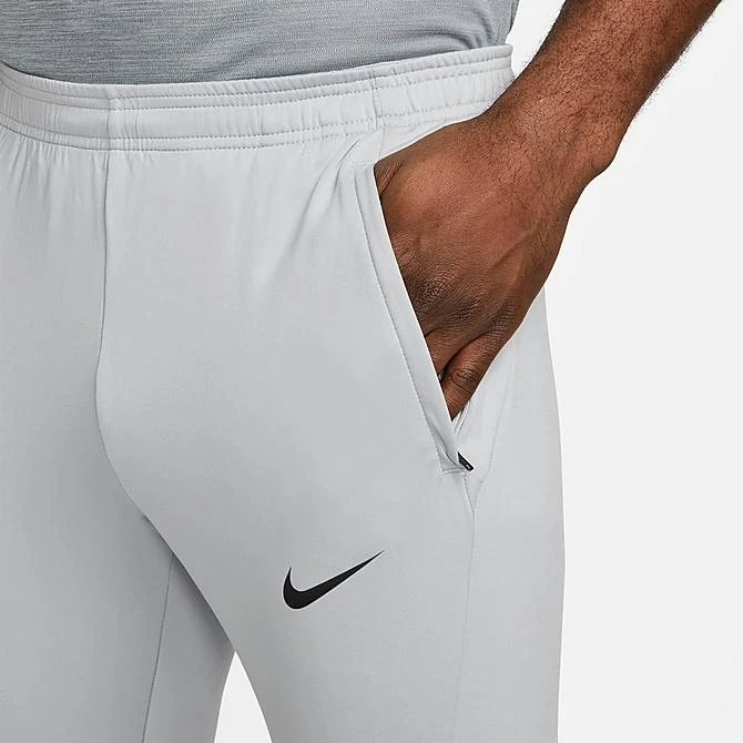 Men's Nike Dri-FIT Strike Knit Soccer Pants Wolf Grey/White/Wolf Grey/Black - DV9269 012 6 Men's Nike Dri-FIT Strike Knit Soccer Pants Wolf Grey/White/Wolf Grey/Black - DV9269 012 - Image 4