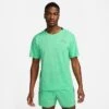 Men's Nike Trail Solar Chase Dri-FIT Short-Sleeve Running Top Spring Green/Gridiron - DV9305 363 -Deals Adidas Store DV9305 363 M1