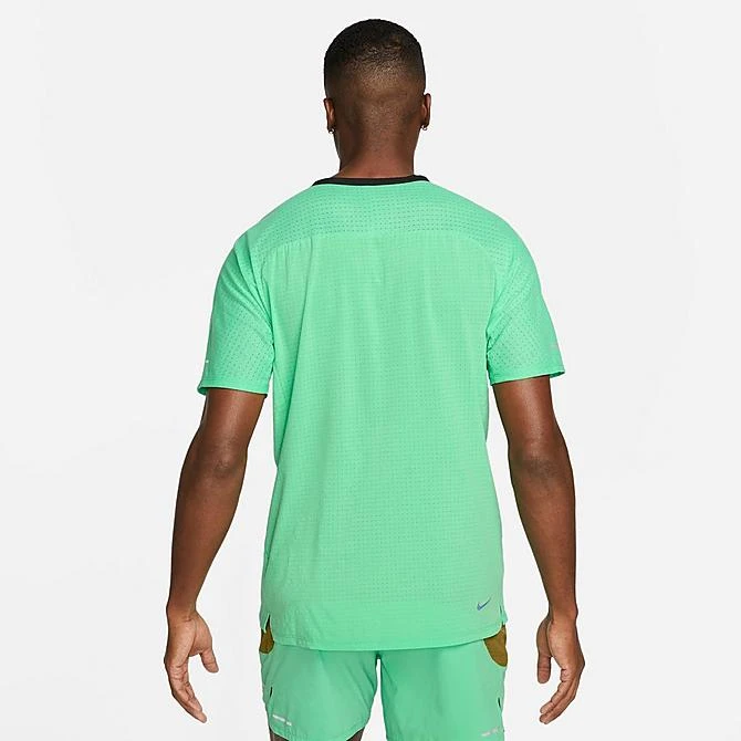 Men's Nike Trail Solar Chase Dri-FIT Short-Sleeve Running Top Spring Green/Gridiron - DV9305 363 5 Men's Nike Trail Solar Chase Dri-FIT Short-Sleeve Running Top Spring Green/Gridiron - DV9305 363 - Image 3