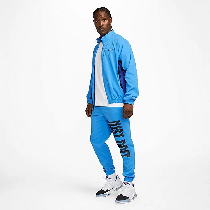 Men's Nike DNA '96 Woven Basketball Jacket Light Photo Blue/Game Royal/Black/Black - DV9442 435 4 Men's Nike DNA '96 Woven Basketball Jacket Light Photo Blue/Game Royal/Black/Black - DV9442 435 - Image 2