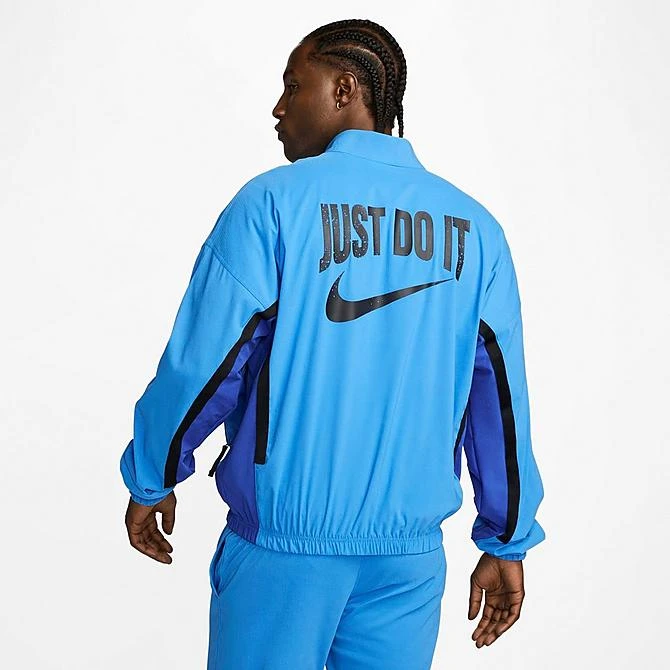 Men's Nike DNA '96 Woven Basketball Jacket Light Photo Blue/Game Royal/Black/Black - DV9442 435 5 Men's Nike DNA '96 Woven Basketball Jacket Light Photo Blue/Game Royal/Black/Black - DV9442 435 - Image 3