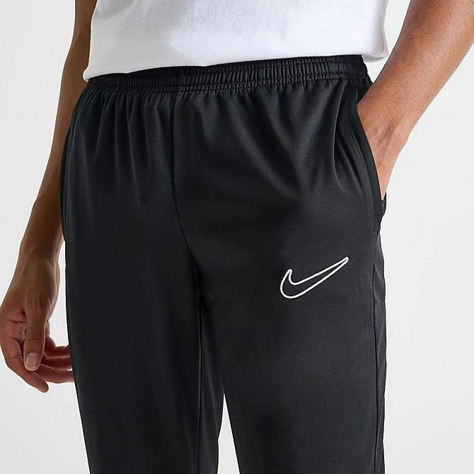 Men's Nike Dri-FIT Academy Zippered Soccer Pants Black/Black/Black/White - DV9740X 010 7 Men's Nike Dri-FIT Academy Zippered Soccer Pants Black/Black/Black/White - DV9740X 010 - Image 5