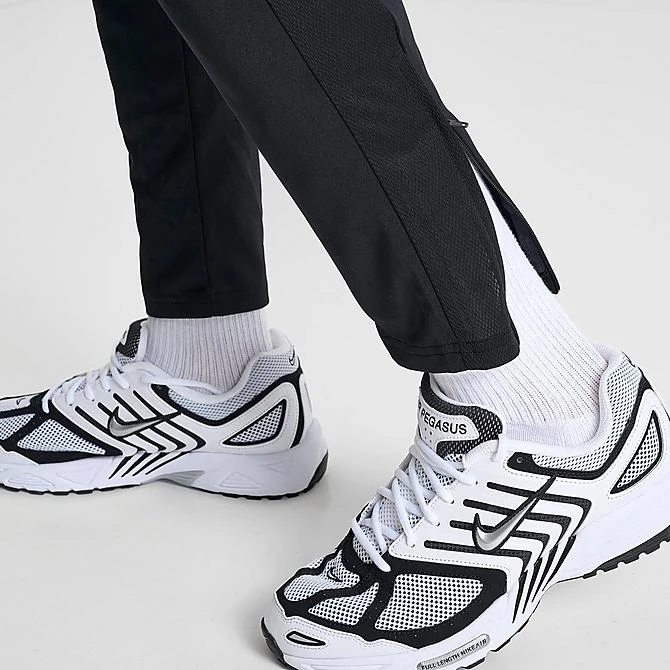 Men's Nike Dri-FIT Academy Zippered Soccer Pants Black/Black/Black/White - DV9740X 010 8 Men's Nike Dri-FIT Academy Zippered Soccer Pants Black/Black/Black/White - DV9740X 010 - Image 6