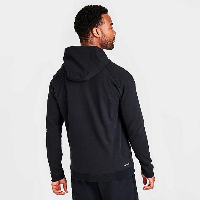 Nike Men's Jordan Dri-FIT Sport Performance Fleece Full-Zip Hoodie Black/Black - DV9783 010 6 Nike Men's Jordan Dri-FIT Sport Performance Fleece Full-Zip Hoodie Black/Black - DV9783 010 - Image 4