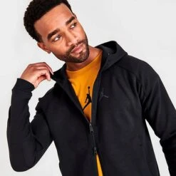 Nike Men's Jordan Dri-FIT Sport Performance Fleece Full-Zip Hoodie Black/Black - DV9783 010 12 Nike Men's Jordan Dri-FIT Sport Performance Fleece Full-Zip Hoodie Black/Black - DV9783 010 -Deals Adidas Store DV9783 010 M5