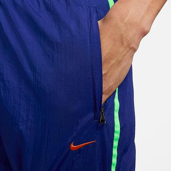 Men's Nike Repel F.C. Fleece Soccer Track Pants Deep Royal Blue/Deep Royal Blue/Green Strike/Safety Orange - DV9795 455 6 Men's Nike Repel F.C. Fleece Soccer Track Pants Deep Royal Blue/Deep Royal Blue/Green Strike/Safety Orange - DV9795 455 - Image 4