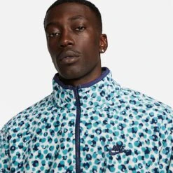 Men's Nike Club Fleece+ Dot Futura Full-Zip Jacket Mineral Teal/Midnight Navy/Midnight Navy/Midnight Navy - DX0531 379 -Deals Adidas Store DX0531 379 M4