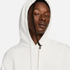 Men's Nike Club Fleece+ Futura Fleece Pullover Hoodie Phantom - DX0541 030 -Deals Adidas Store DX0541 030 M4