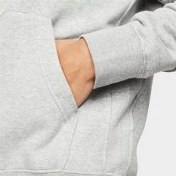 Men's Nike Club Fleece+ Futura Fleece Pullover Hoodie Dark Grey Heather - DX0541 063 13 Men's Nike Club Fleece+ Futura Fleece Pullover Hoodie Dark Grey Heather - DX0541 063 -Deals Adidas Store DX0541 063 M6