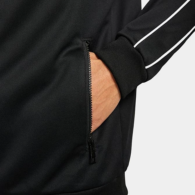Men's Nike Sportswear Club Full-Zip Track Jacket Black/White - DX0670 010 7 Men's Nike Sportswear Club Full-Zip Track Jacket Black/White - DX0670 010 - Image 5