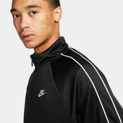 Men's Nike Sportswear Club Full-Zip Track Jacket Black/White - DX0670 010 13 Men's Nike Sportswear Club Full-Zip Track Jacket Black/White - DX0670 010 -Deals Adidas Store DX0670 010 M6