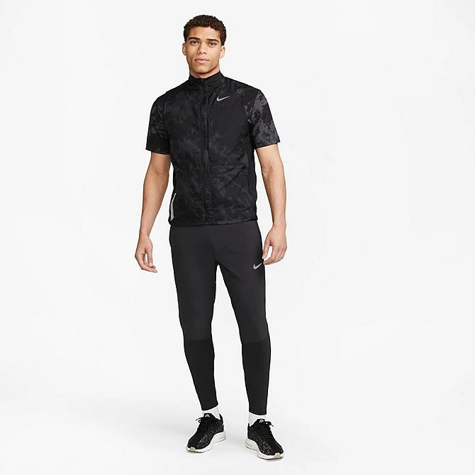 Men's Nike Repel Run Division Graphic Print Running Vest Black/Reflective Silver - DX0847 010 4 Men's Nike Repel Run Division Graphic Print Running Vest Black/Reflective Silver - DX0847 010 - Image 2