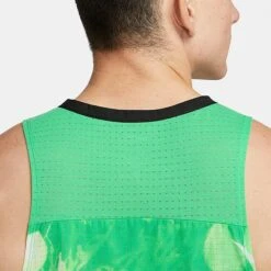 Men's Nike Trail Solar Chase Dri-FIT Running Tank Spring Green/White - DX0857 363 -Deals Adidas Store DX0857 363 M6