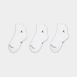 Nike Jordan Everyday Ankle Socks (3-Pack) White - DX9655 100 -Deals Adidas Store DX9655 100 P3
