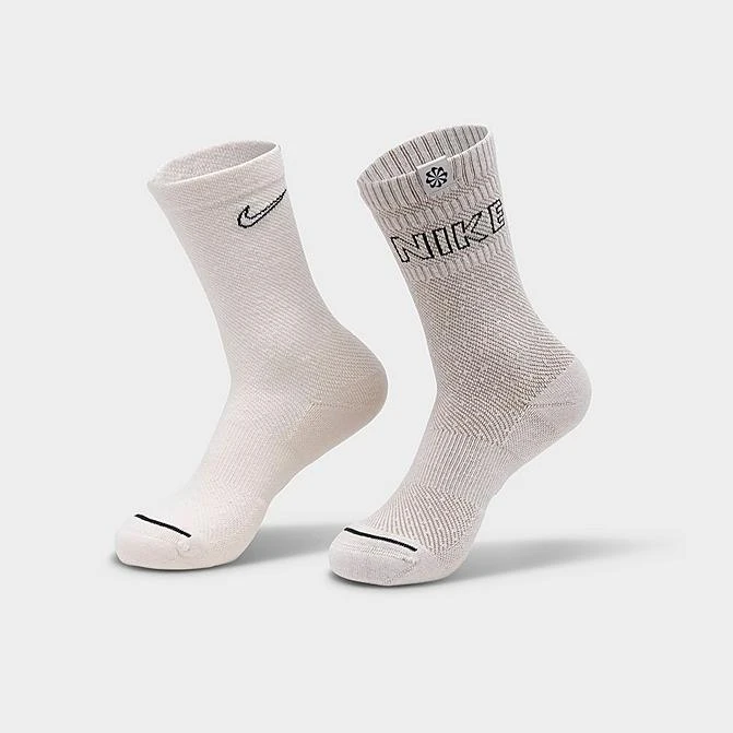 Nike Everyday Plus Undyed Cushioned Crew Socks (2-Pack) Multicolor - DZ1551 900 3 Nike Everyday Plus Undyed Cushioned Crew Socks (2-Pack) Multicolor - DZ1551 900
