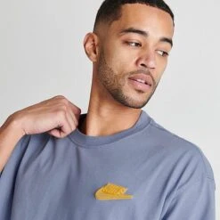 Men's Nike Sportswear Air Patch Graphic T-Shirt Ashen Slate - DZ2835 493 -Deals Adidas Store DZ2835 493 M5