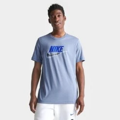 Men's Nike Sportswear Future Futura Logo T-Shirt Ashen Slate - DZ5171 493