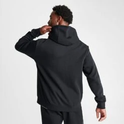 Men's Nike Sportswear Hybrid Fleece Full-Zip Hoodie Black/Dark Smoke Grey - FB1431 010 11 Men's Nike Sportswear Hybrid Fleece Full-Zip Hoodie Black/Dark Smoke Grey - FB1431 010 -Deals Adidas Store FB1431 010 M4