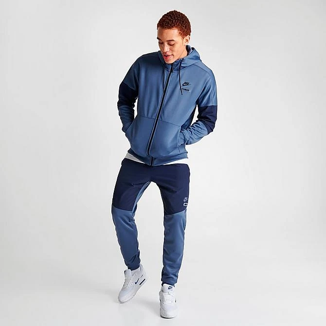 Men's Nike Sportswear Air Max Futura Full-Zip Hoodie Diffused Blue/Obsidian/Black/Black - FB1435 491 4 Men's Nike Sportswear Air Max Futura Full-Zip Hoodie Diffused Blue/Obsidian/Black/Black - FB1435 491 - Image 2