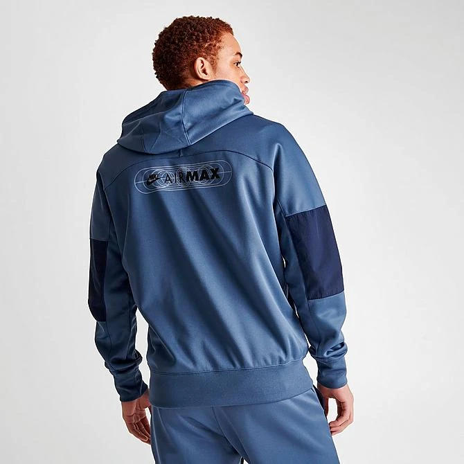 Men's Nike Sportswear Air Max Futura Full-Zip Hoodie Diffused Blue/Obsidian/Black/Black - FB1435 491 6 Men's Nike Sportswear Air Max Futura Full-Zip Hoodie Diffused Blue/Obsidian/Black/Black - FB1435 491 - Image 4