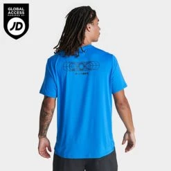 Men's Nike Sportswear Air Max Graphic T-Shirt Photo Blue/Black - FB2481 406
