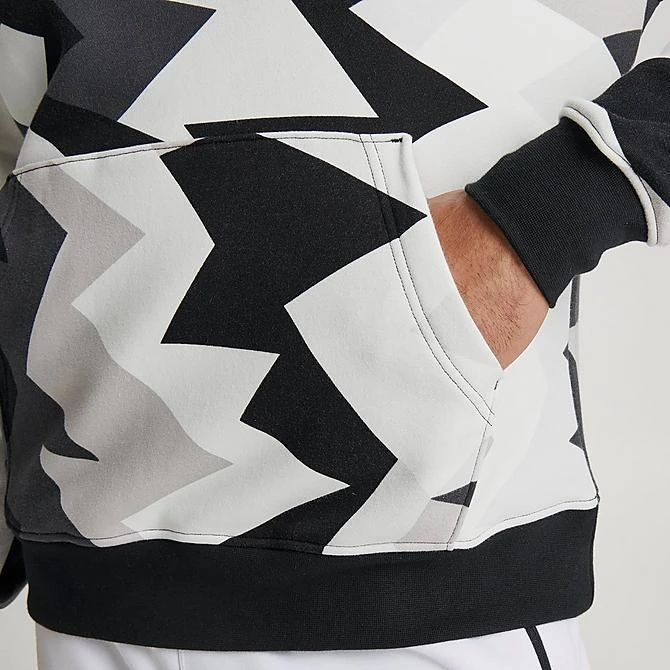 Nike Men's Jordan Flight MVP Allover Heritage Print Fleece Pullover Hoodie Sail/Black/Black/Black - FB7014 133 8 Nike Men's Jordan Flight MVP Allover Heritage Print Fleece Pullover Hoodie Sail/Black/Black/Black - FB7014 133 - Image 6