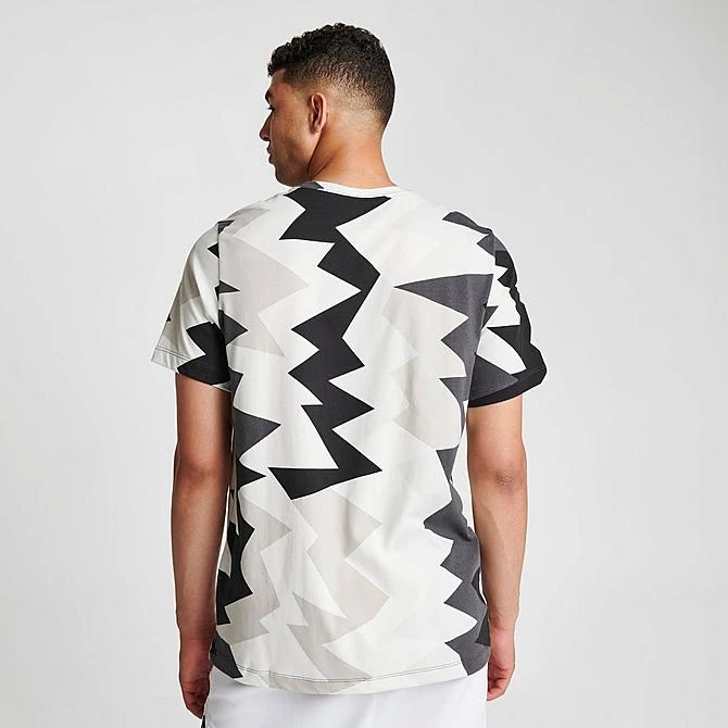 Nike Men's Jordan Flight MVP Allover Heritage Print Graphic T-Shirt Black/Sail - FB7355 010 6 Nike Men's Jordan Flight MVP Allover Heritage Print Graphic T-Shirt Black/Sail - FB7355 010 - Image 4