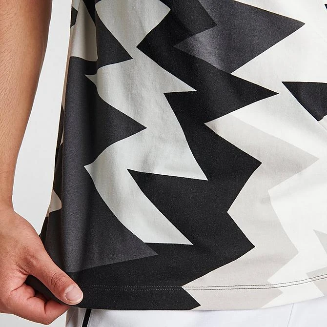 Nike Men's Jordan Flight MVP Allover Heritage Print Graphic T-Shirt Black/Sail - FB7355 010 8 Nike Men's Jordan Flight MVP Allover Heritage Print Graphic T-Shirt Black/Sail - FB7355 010 - Image 6