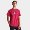 Nike Men's Jordan Flight MVP Jumpman Logo T-Shirt Cardinal Red/Black - FB7365 619 -Deals Adidas Store FB7365 619 M1