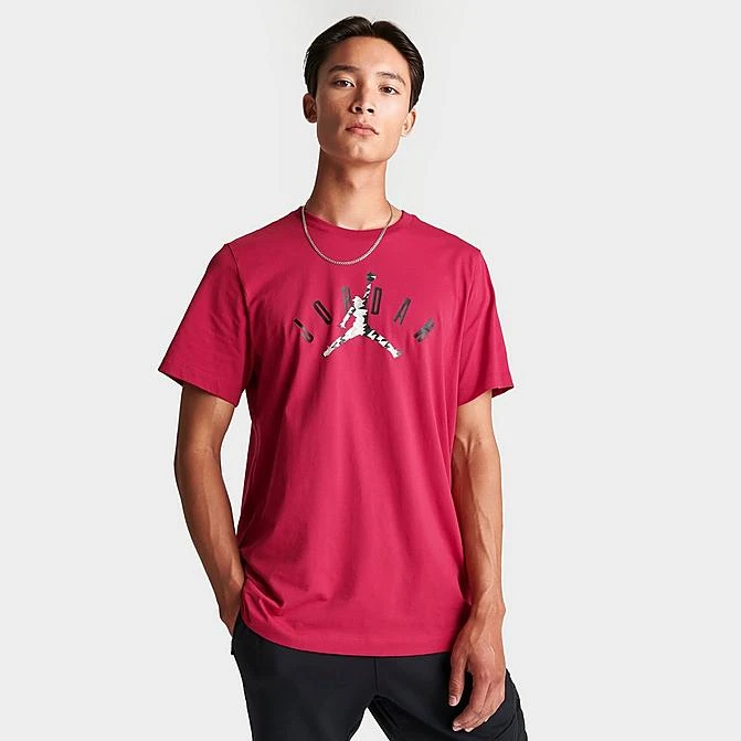 Nike Men's Jordan Flight MVP Jumpman Logo T-Shirt Cardinal Red/Black - FB7365 619 3 Nike Men's Jordan Flight MVP Jumpman Logo T-Shirt Cardinal Red/Black - FB7365 619