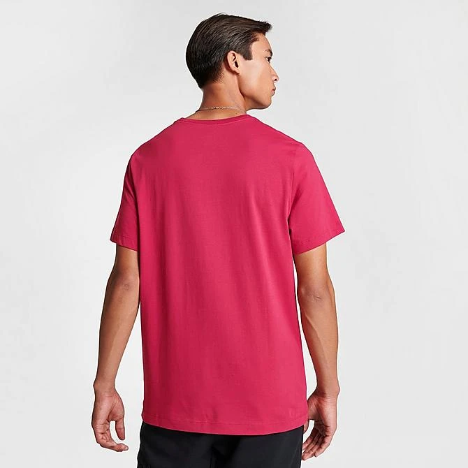 Nike Men's Jordan Flight MVP Jumpman Logo T-Shirt Cardinal Red/Black - FB7365 619 6 Nike Men's Jordan Flight MVP Jumpman Logo T-Shirt Cardinal Red/Black - FB7365 619 - Image 4