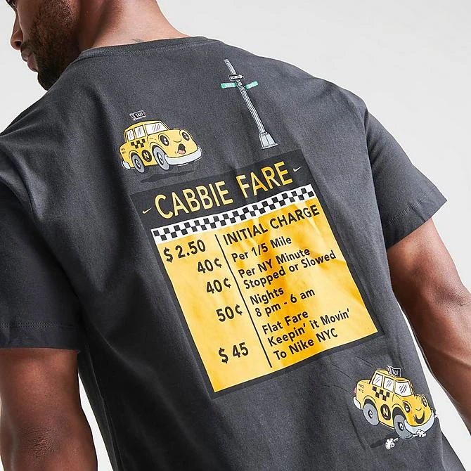 Men's Nike Sportswear NYC Cab Graphic T-Shirt Off Noir/Taxi Yellow - FB9027 045 6 Men's Nike Sportswear NYC Cab Graphic T-Shirt Off Noir/Taxi Yellow - FB9027 045 - Image 4