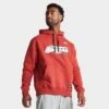 Men's Nike Sportswear Club Fleece NYC Hustle Graphic Hoodie Cinnabar/Black - FB9029 623 -Deals Adidas Store FB9029 623 M1